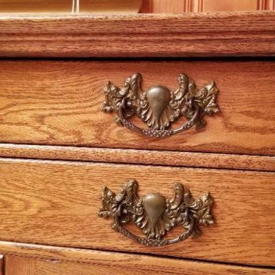 Lot 2-352: Antique/Vintage PIONEER FURNITURE COMPANY Night Stand  34" x 18.5 x 27.5""