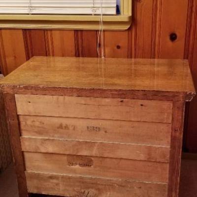 Lot 2-352: Antique/Vintage PIONEER FURNITURE COMPANY Night Stand  34" x 18.5 x 27.5""