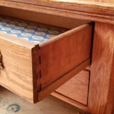Lot 2-352: Antique/Vintage PIONEER FURNITURE COMPANY Night Stand  34" x 18.5 x 27.5""