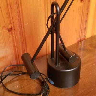 Lot 2-357: Vintage Adjustable Office Lamp