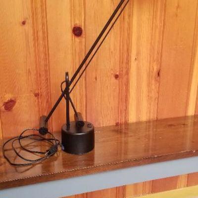 Lot 2-357: Vintage Adjustable Office Lamp