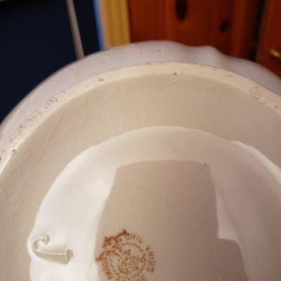 2-364: Antique Pitcher and Bowl