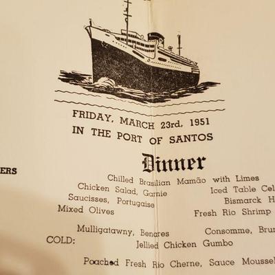 2-369: 1950's Ships Menu (3)
