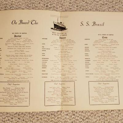 2-369: 1950's Ships Menu (3)