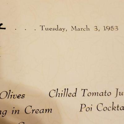 2-369: 1950's Ships Menu (3)