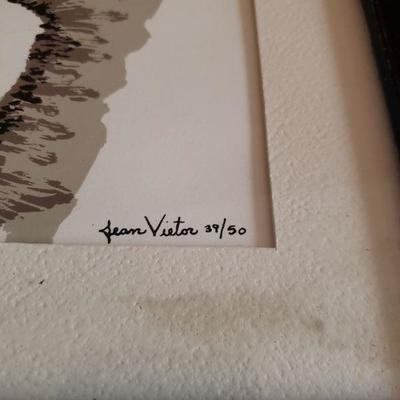 2-370: Raccoon Lithograph by Jean Vietor