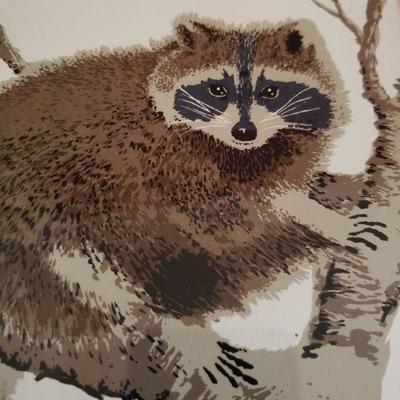 2-370: Raccoon Lithograph by Jean Vietor