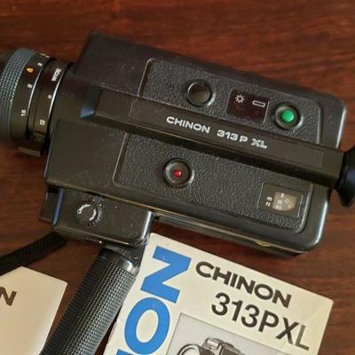 2-376: Vintage Chinon 313PXL with Original Manual 