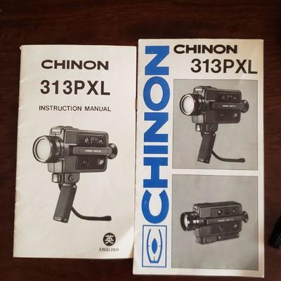 2-376: Vintage Chinon 313PXL with Original Manual 