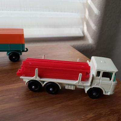 2-379: Vintage Lesney Matchbox Cars (and one little Tootsie on a trailer)