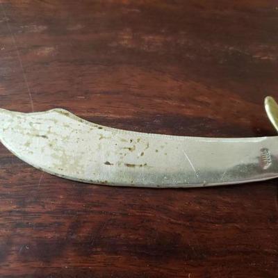 2-381: Vintage Taxco Copper, Brass & Silver Letter Opener