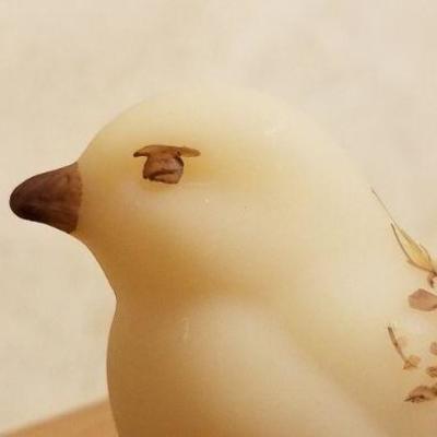 Lot 2-399: Vintage Hand Painted FENTON Art Glass Bird SIGNED 