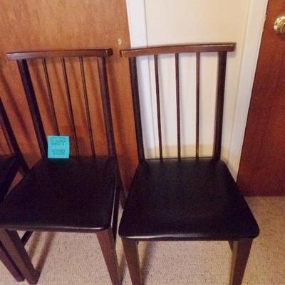 LOT 102  FOUR DINING CHAIRS