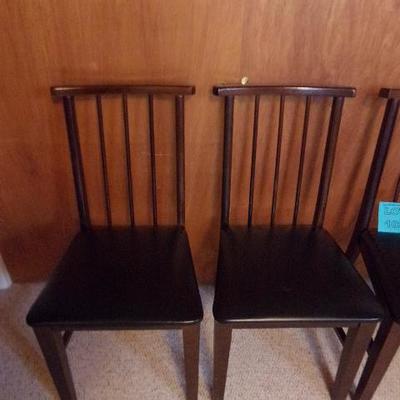 LOT 102  FOUR DINING CHAIRS