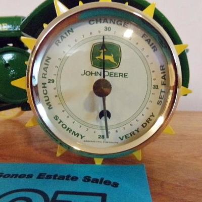 LOT 56  JOHN DEERE MODEL TRACTOR WITH THERMOMETER