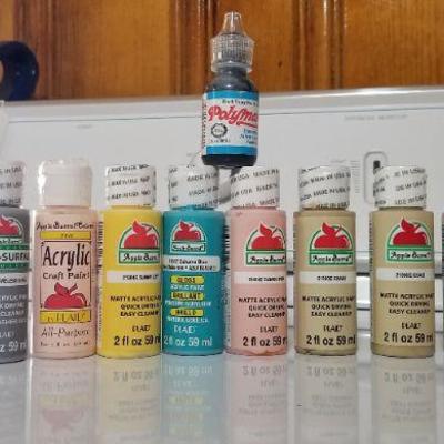 Lot 2-409: Vintage New or BARELY USED (All still soft) Art Supply Paints