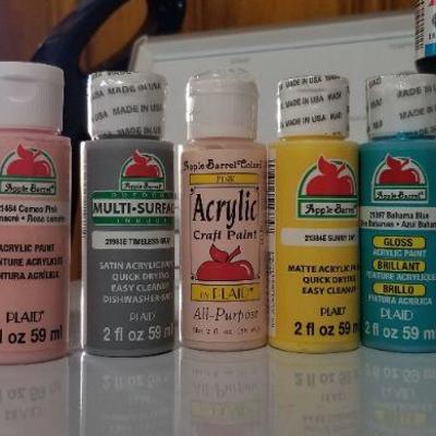 Lot 2-409: Vintage New or BARELY USED (All still soft) Art Supply Paints