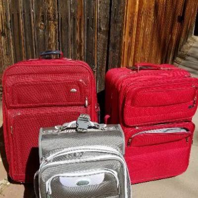 Lot 2-412: (3) Large Assorted Travel Luggage