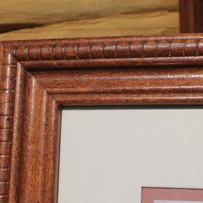 Lot 2-432: Vintage Framed Fine Art Print by GEORGIE McBRIDE 32.5" x 22.5" 