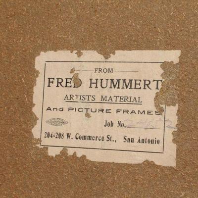 Lot 2-436: Antique Large Framed Fine Art Print SIGNED by JUDSON SAMUEL TUNISON