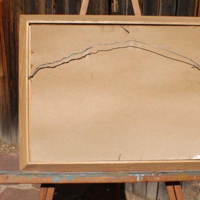Lot 2-437: Vintage 1930's A.A. Auguston Framed Fine Art Print "Deer in Woods" 18" x 14" 