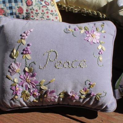 Lot 2-450: Group of Small Decorative Pillows 