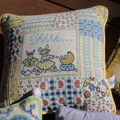 Lot 2-450: Group of Small Decorative Pillows 