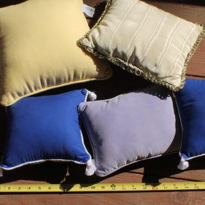 Lot 2-450: Group of Small Decorative Pillows 