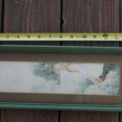 Lot 2-454: Antique/Vintage Framed Watercolor Original Fine Art SIGNED by A. ARNOLD