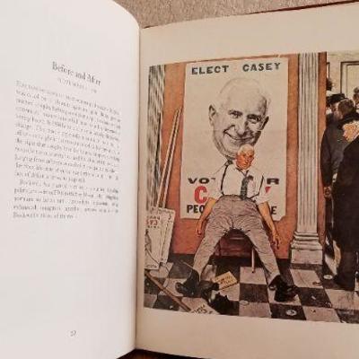 Lot 2-455: Vintage 1978 NORMAN ROCKWELL Top 102 Hardback Book 11.5" x 9"