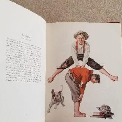 Lot 2-455: Vintage 1978 NORMAN ROCKWELL Top 102 Hardback Book 11.5" x 9"