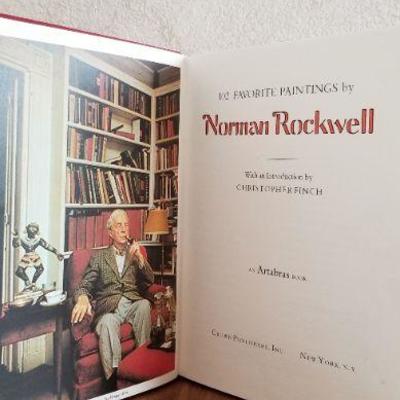 Lot 2-455: Vintage 1978 NORMAN ROCKWELL Top 102 Hardback Book 11.5" x 9"