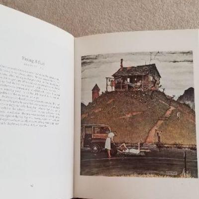 Lot 2-455: Vintage 1978 NORMAN ROCKWELL Top 102 Hardback Book 11.5" x 9"