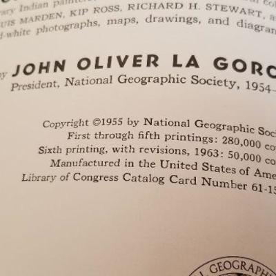 Lot 2-456: Vintage National Geographic Hardback American Indian Reference Books (1978 & 1955)