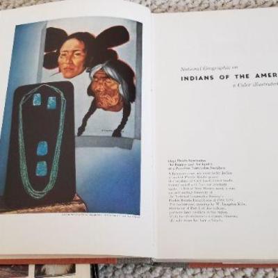 Lot 2-456: Vintage National Geographic Hardback American Indian Reference Books (1978 & 1955)