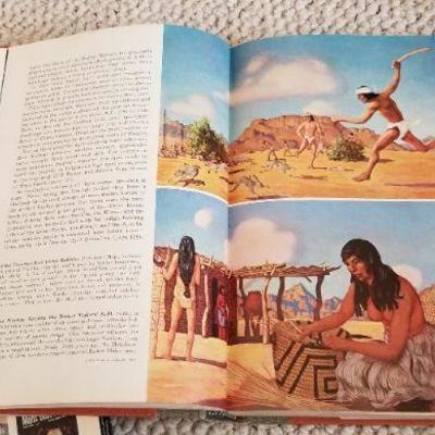 Lot 2-456: Vintage National Geographic Hardback American Indian Reference Books (1978 & 1955)
