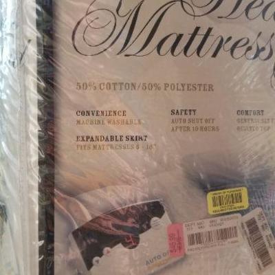 Lot 2-468: Heated BIDDEFORD FULL Size Mattress Pad 
