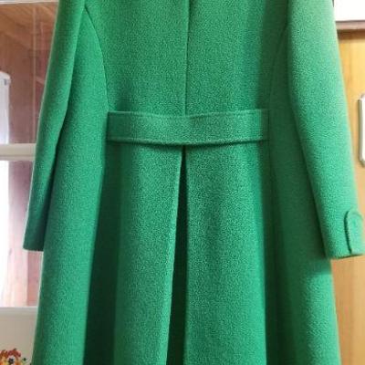 Lot 2-482: Vintage Women's Union Made Green Wool Coat Size (Medium ESTIMATE)