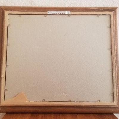 Lot 2-504: Antique/Vintage Map Print of UNITED STATES Framed 14.5" x 12.5"