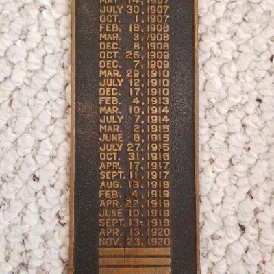 Lot 2-505: Antique Duplex Printing Press TUBULAR PLATE PRESS Patent Plate