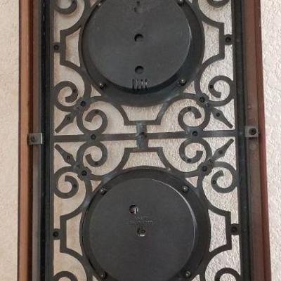Lot 2-506: Vintage SPRINGFIELD Thermometer Barometer Hanging Display 19" x 11" 