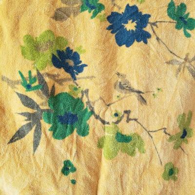 Lot 2-525: Mid Century Towels (4 total, 2 Orange & Red, 2 Blue & Green)