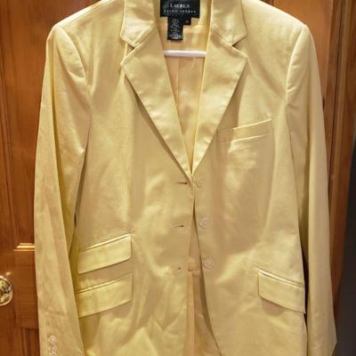 Lot 2-531: Ralph Lauren Yellow Blazer