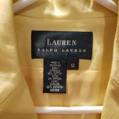 Lot 2-531: Ralph Lauren Yellow Blazer
