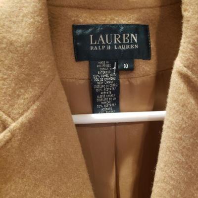 Lot 2-534: Ralph Lauren Tab Camel Hair Blazer size 10