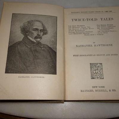 1897 Maynards English Classic Series, Twice-Told Tales, Hawthorne 