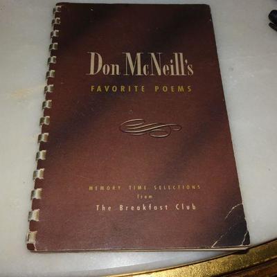 1951 Don McNeill's Favorite Poems from the Breakfast Clue 