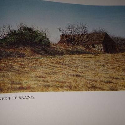 Old Ranches of the Texas Plains Paintings by Mondel Rogers 