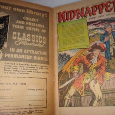 Classics Illustrated Comic Book, Kidnapped 