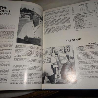1980 The Official Dallas Cowboys Blue Book 
